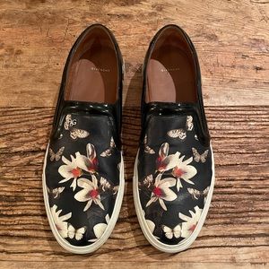 GIVENCHY Floral Print Skate Slip-On Sneakers